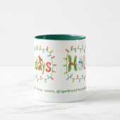 Mug Vacances conçues Noël (Centre)