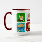 Mug Vacances Corgis (Gauche)
