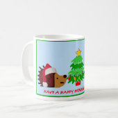 MUG VACANCES DE HÉRISSON ! (Devant gauche)