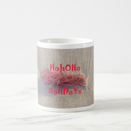 Mug Vacances de la Collection Plage. (Centre)