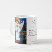Mug Vacances de l'Ange de Noël ukrainien - (Devant gauche)
