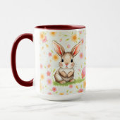 Mug Vacances de lapin Collection moderne de Pâques (Gauche)