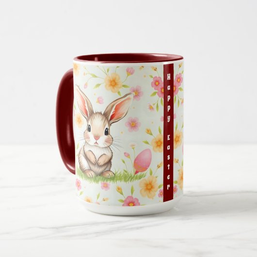Mug Vacances de lapin Collection moderne de Pâques (Devant gauche)