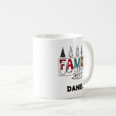 Mug Vacances de Noël en famille (Devant droit)
