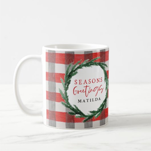 Mug Vacances de Noël en hiver (Gauche)