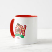 Mug Vacances de Noël | Joie à l'écureuil (Devant gauche)