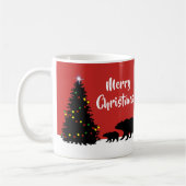Mug Vacances de Noël moderne (Gauche)