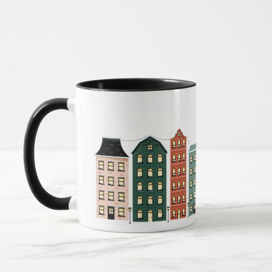 Mug Vacances de Noël modernes (Gauche)