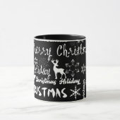 Mug Vacances de Noël, motif de Noël (Centre)