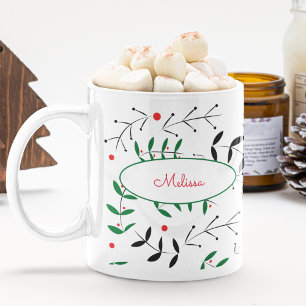 Mug Vacances de Noël Rétro Vacances personnalisées