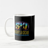 Mug Vacances de ski à Ski Mount La Crosse Wisconsin (Gauche)