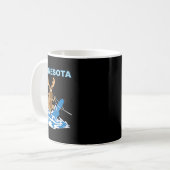 Mug Vacances de ski nautique au Minnesota Moose Moose  (Devant gauche)