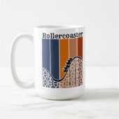 Mug Vacances d'été à cheval Rollercoaster Retro (Gauche)