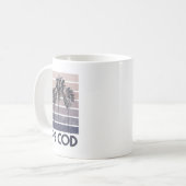 Mug Vacances d'été à la plage du Cap Cod Massachusetts (Devant gauche)