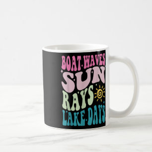 Mug Vacances d'été Bateau Vague Rayons de soleil N'est