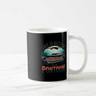 Mug Vacances d'été en bateau ponton capitaine de ponto