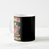 Mug Vacances d'été Melon de plage Deck Chai (Devant gauche)