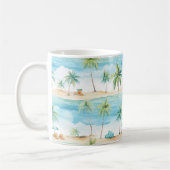 Mug Vacances d'été Plage Palmiers - (Gauche)