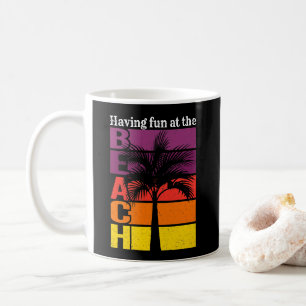 Mug Vacances d'été S'amuser à la plage Retro