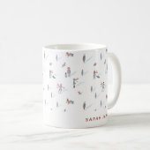 Mug Vacances d'hiver (Devant droit)