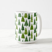 Mug Vacances d'hiver Motif d'arbre de Noël (Devant droit)