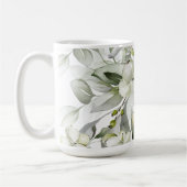Mug Vacances d'hiver saint branches motif vert (Gauche)