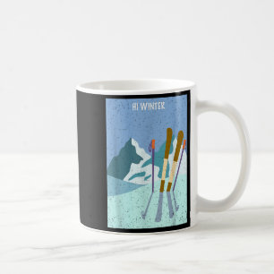 Mug Vacances d'hiver Ski Noël X-mas Skiing Skieur _1