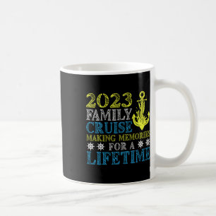 Mug Vacances en croisière familiale Tissu de fête amus