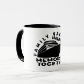 MUG VACANCES EN FAMILLE. (Devant gauche)