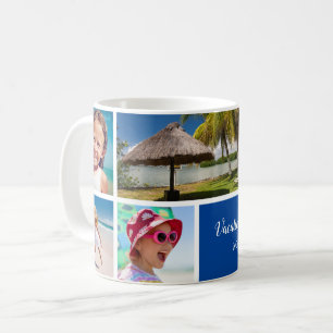 Mug Vacances en famille ou en couple 5 garde photo, bl