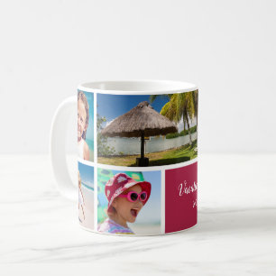 Mug Vacances en famille ou en couple 5 garde photo, ro