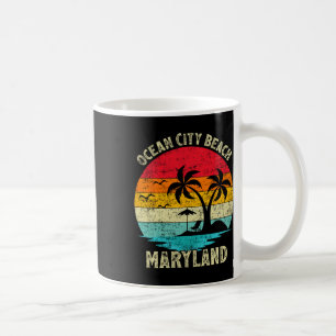 Mug Vacances en famille Vintage Retro Maryland Ocean C