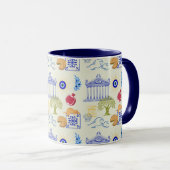 Mug Vacances en Grèce Minimalisme (Devant droit)