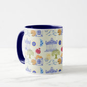 Mug Vacances en Grèce Minimalisme (Devant gauche)