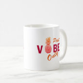 Mug Vacances estivales positives (Devant droit)