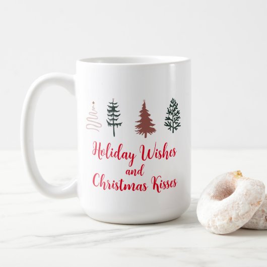 Mug Vacances et baisers de Noël (Avec donut)