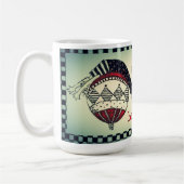 Mug Vacances faites sur commande de Pilates (sains et (Gauche)