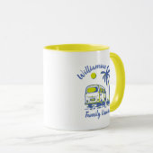 Mug Vacances familiales personnalisées (Devant droit)