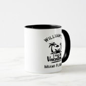 Mug Vacances familiales personnalisées (Devant droit)