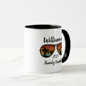 Mug Vacances familiales personnalisées (Devant droit)