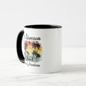 Mug Vacances familiales personnalisées (Devant gauche)