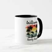 Mug Vacances familiales personnalisées (Devant droit)
