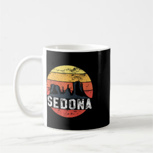 Mug Vacances familiales rétro Sedona Arizona roches ro