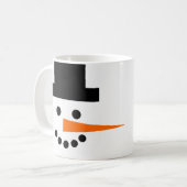 Mug Vacances hivernales face neige (Devant gauche)
