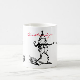 Mug Vacances hivernales mignonnes Elf Gnome Thunder_Co