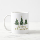 Mug Vacances Joyeuses pins de Noël (Gauche)