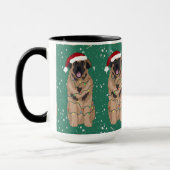 Mug Vacances Noël Leonberger (Gauche)