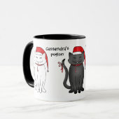Mug Vacances Noël Père Noël kitties (Devant gauche)