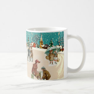 Mug Vacances Noël Spirit Scène Village Vintage