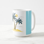 Mug Vacances Plage Cute Palm Tropical (Devant droit)